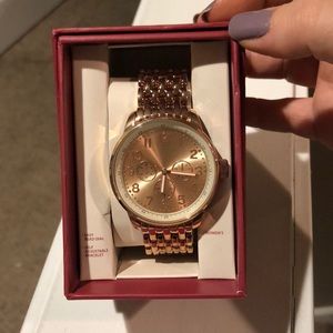 Beautiful rose gold watch